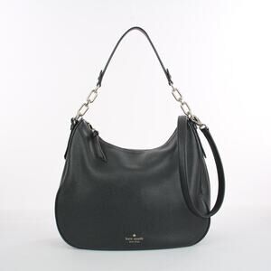 Kate Spade Mulberry Street Vivian Black Leather Hobo Bag